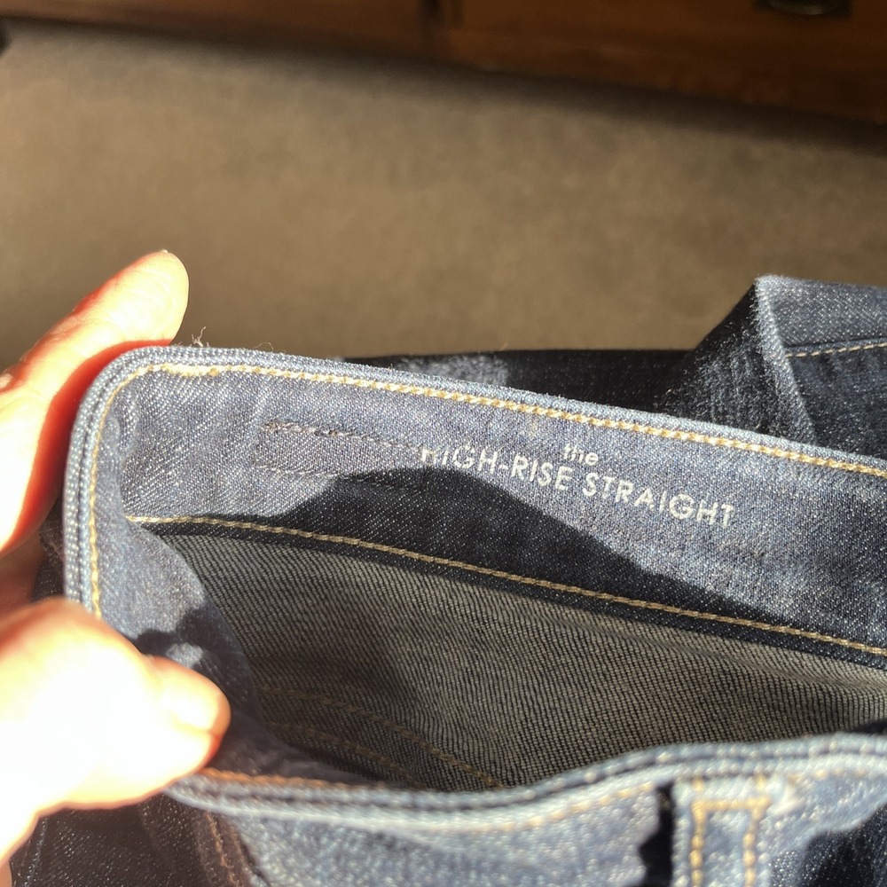 Liverpool‎ Women's High Rise Straight Leg Jeans Size 8 / 29 Dark Wash Stretch - Picture 9 of 11
